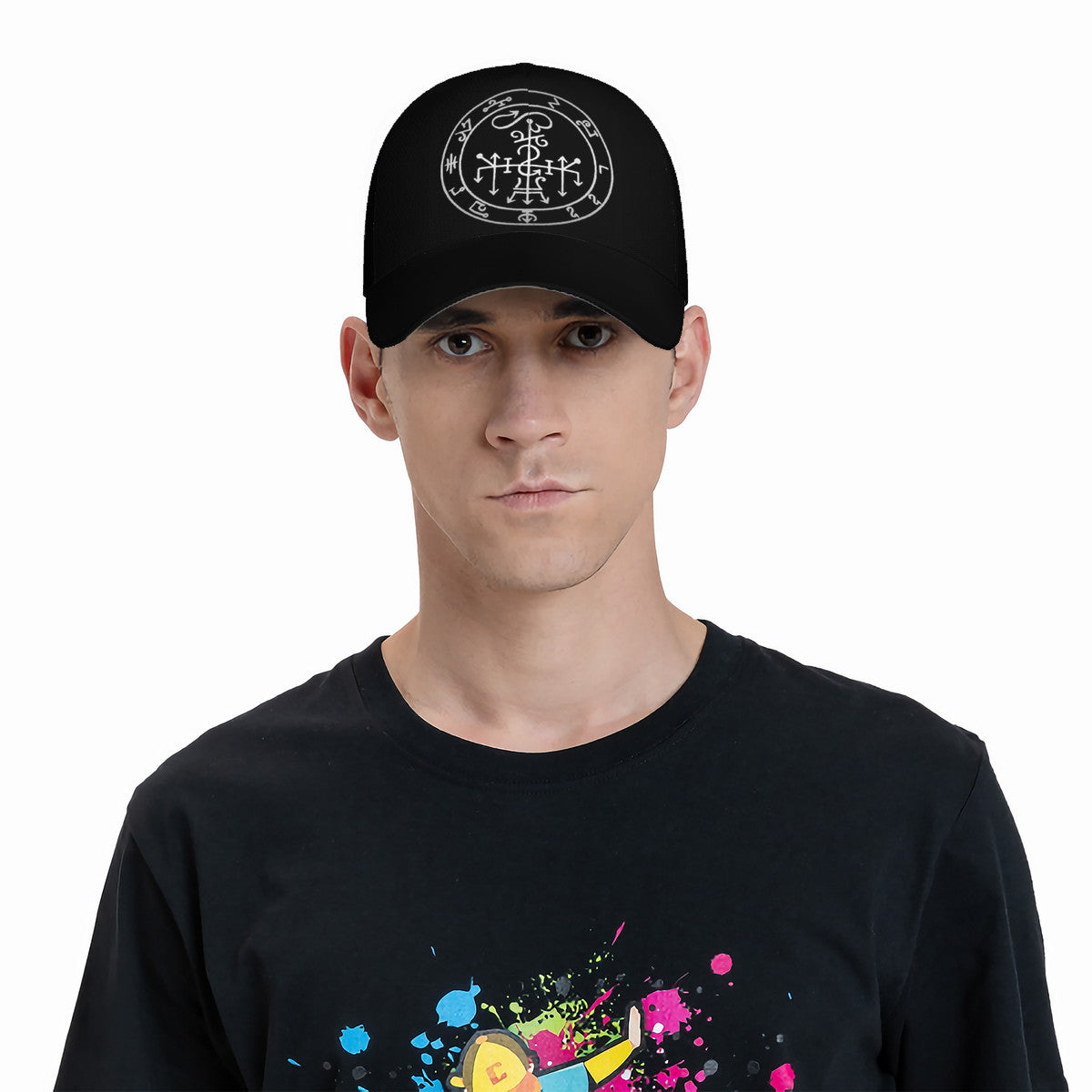 Casquette de baseball à visière incurvée HC_T9 (AOP)