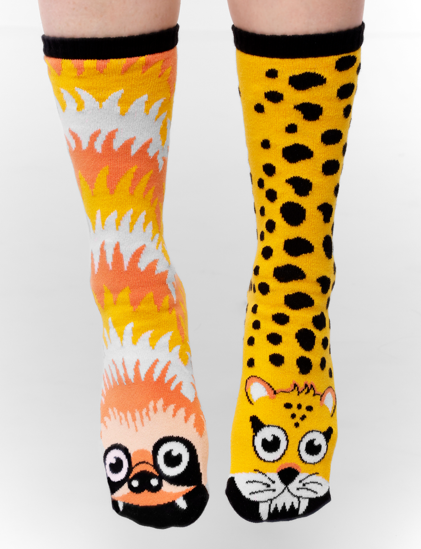 SLOTH & CHEETAH MATCHY MISMATCHY SOCKS SET