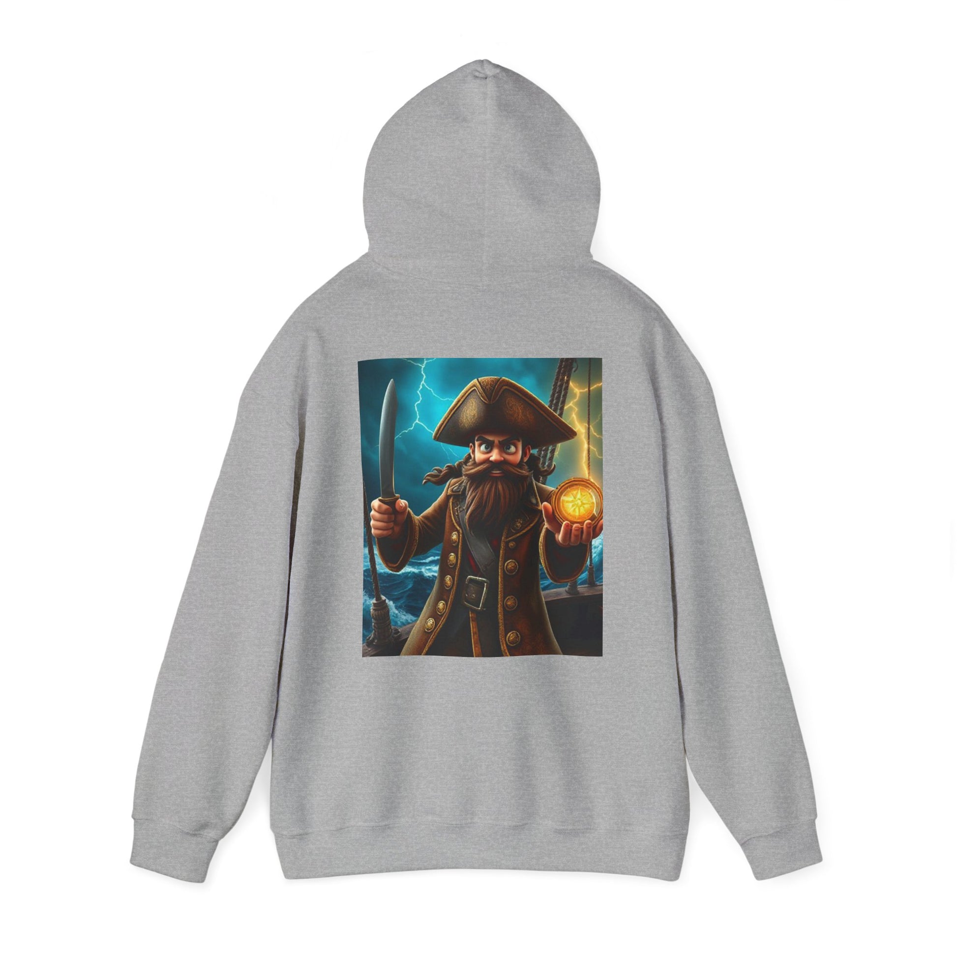 Pirate Adventure Unisex Heavy Blend™ Hoodie - Perfect for Gamers and Movie Lovers - Calzo's
