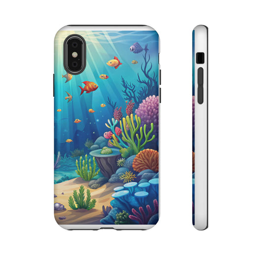 Vibrant Ocean Life Phone Case - Tough Cases - Calzo's