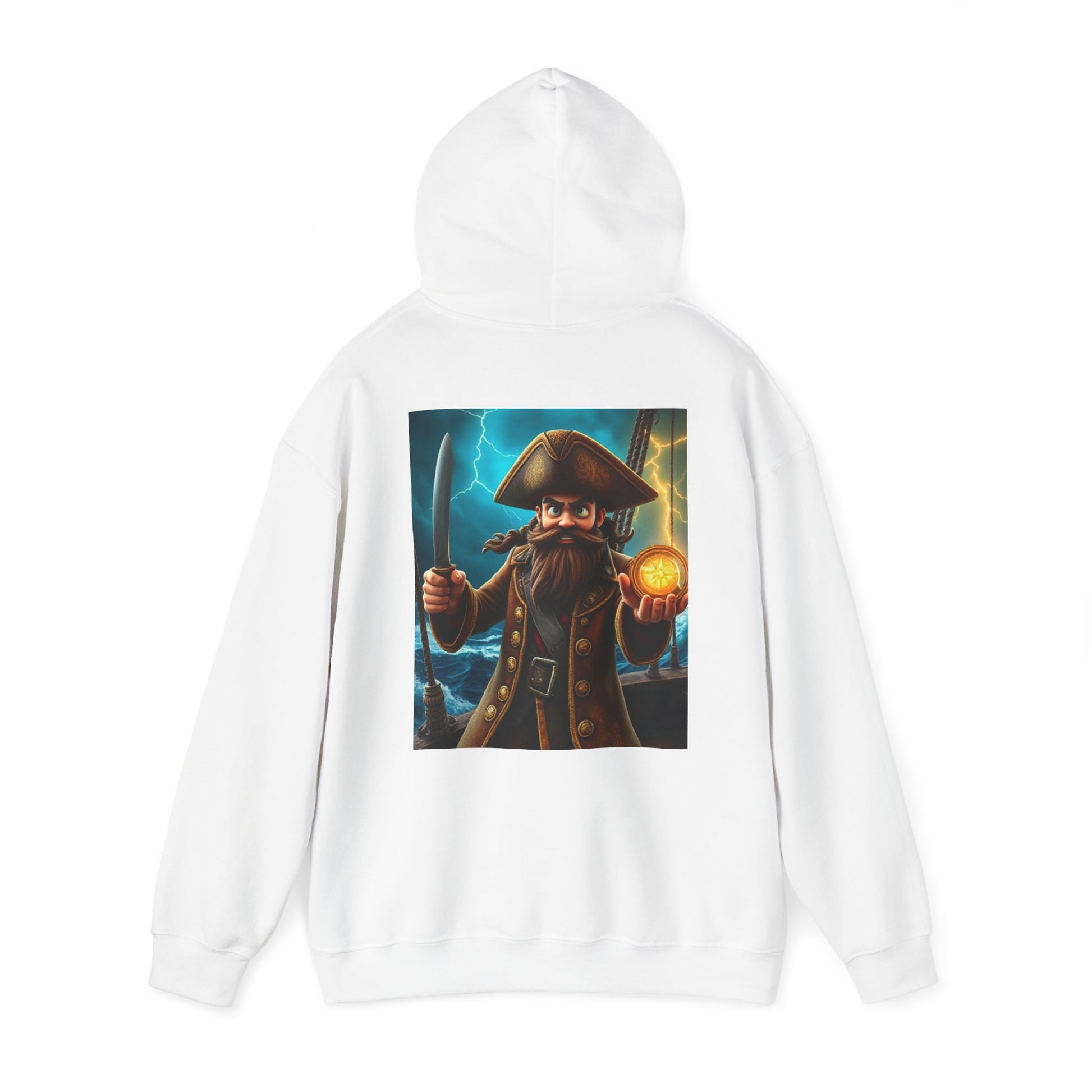 Pirate Adventure Unisex Heavy Blend™ Hoodie - Perfect for Gamers and Movie Lovers - Calzo's