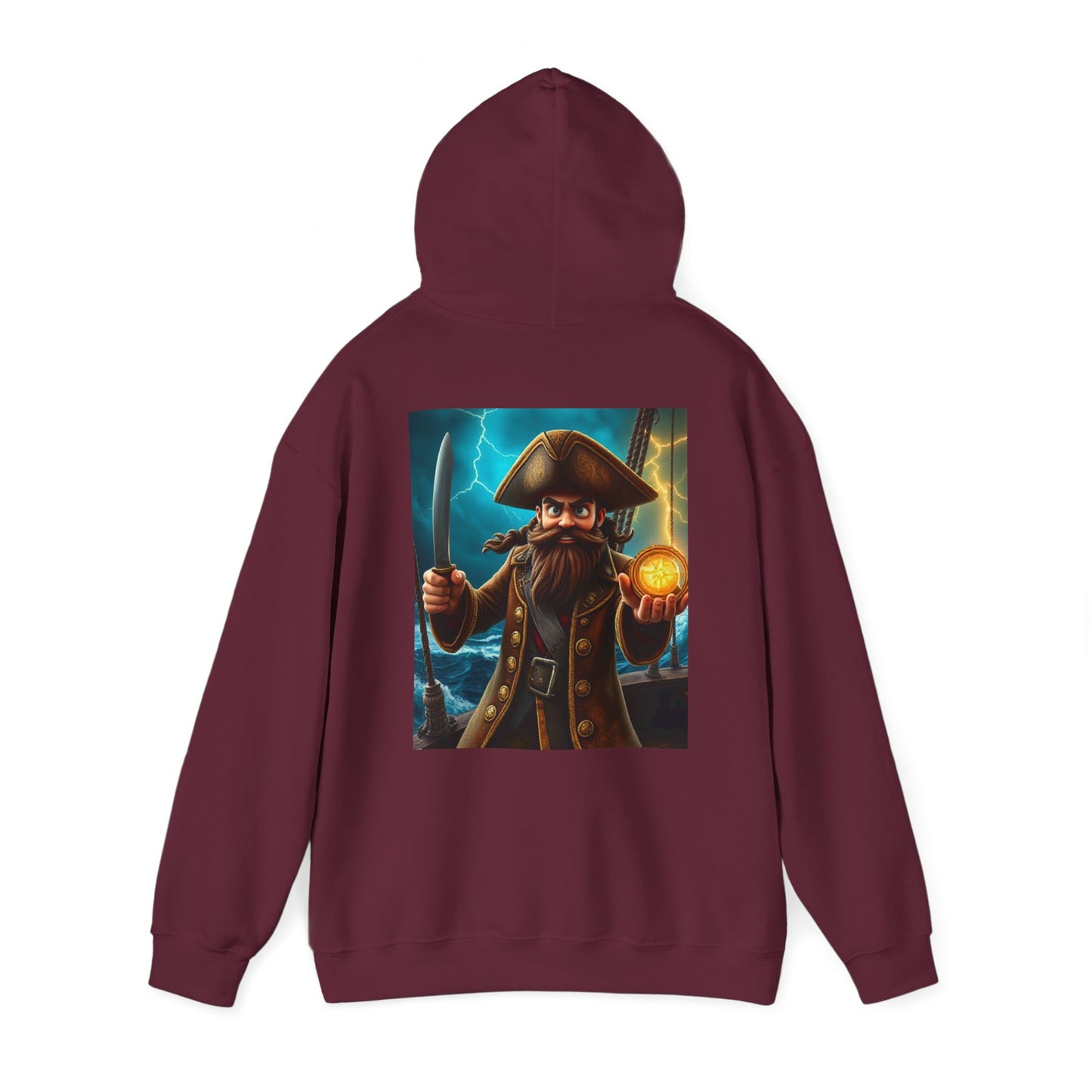 Pirate Adventure Unisex Heavy Blend™ Hoodie - Perfect for Gamers and Movie Lovers