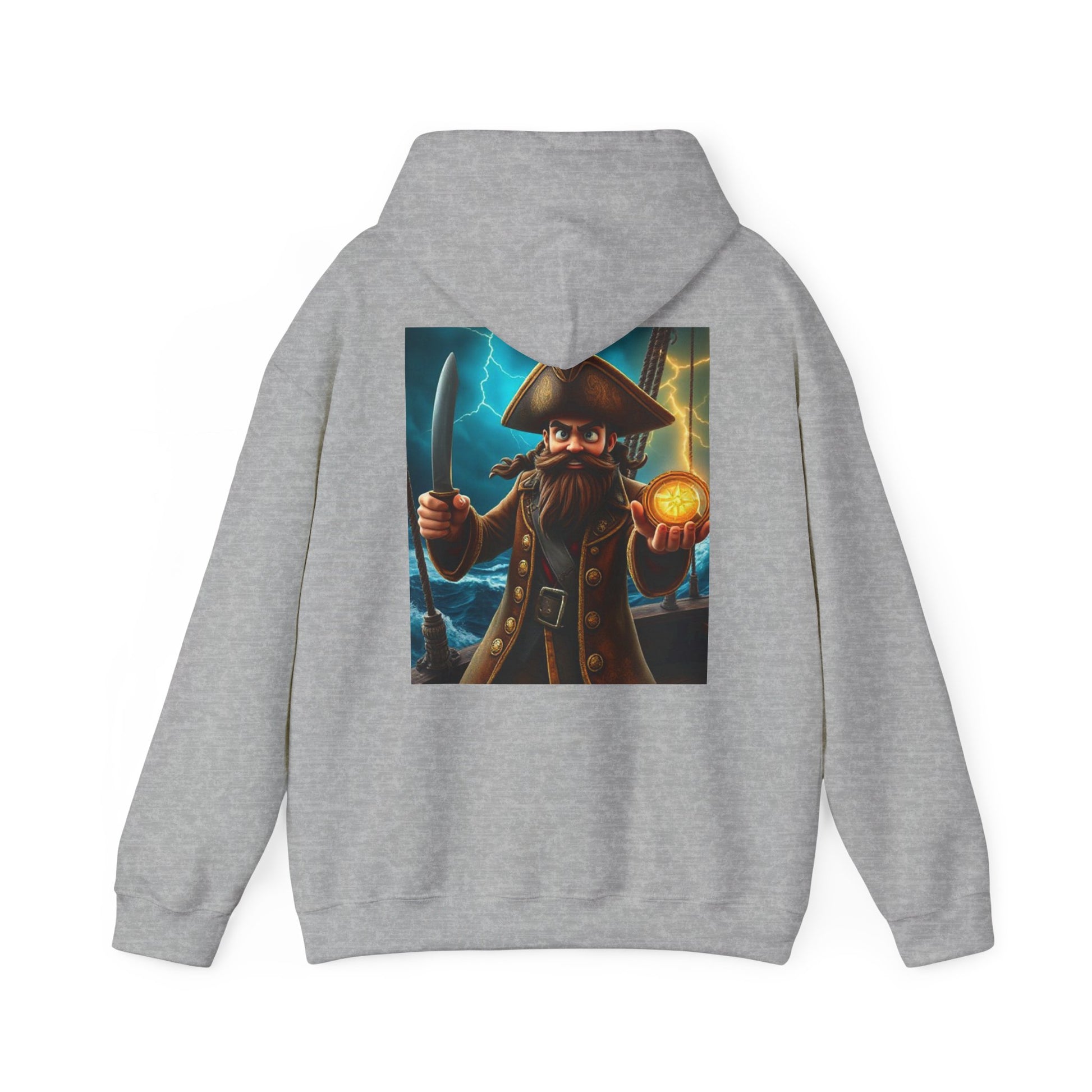 Pirate Adventure Unisex Heavy Blend™ Hoodie - Perfect for Gamers and Movie Lovers - Calzo's
