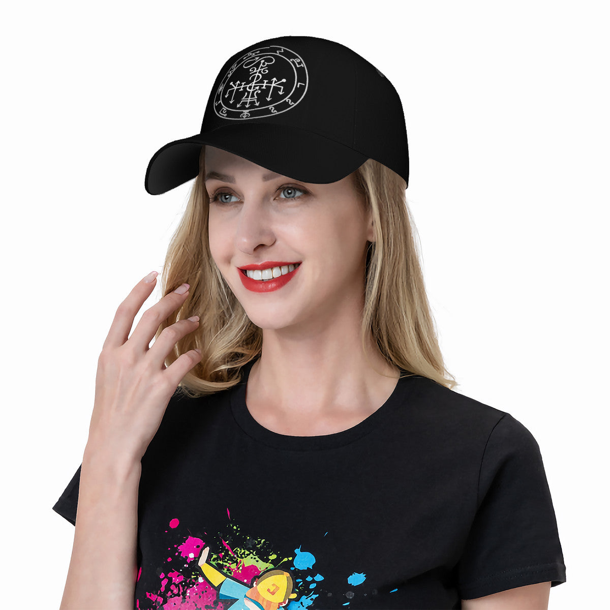 Casquette de baseball à visière incurvée HC_T9 (AOP)